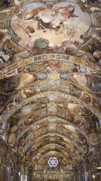 Información sobre la Iglesia de San Nicolás en Valencia, foto de la bóveda